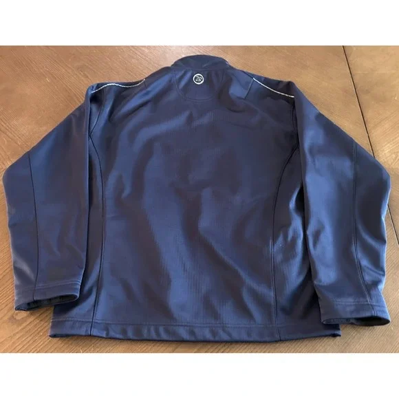 Zero Restriction‎ Golf Jacket Men's Size S Navy Blue Tour Series Full Zip EUC